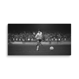 Maradona Canvas Collection - B&W - Motiversity Canvas Wall Art for Luxury Office and Home