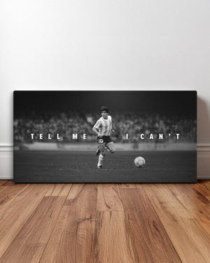 Maradona Canvas Collection - B&W - Motiversity Canvas Wall Art for Luxury Office and Home