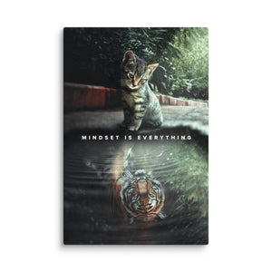 Mindset Is Everything - Motiversity Canvas Wall Art for Luxury Office and Home