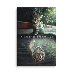 Mindset Is Everything - Motiversity Canvas Wall Art for Luxury Office and Home
