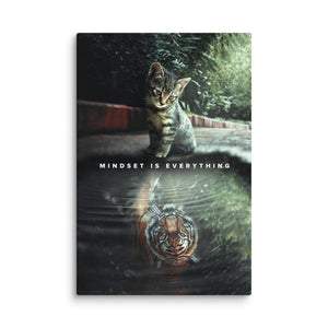 Mindset Is Everything - Motiversity Canvas Wall Art for Luxury Office and Home