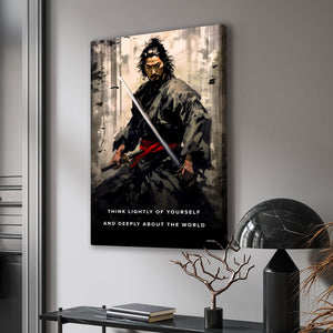 Miyamoto - Think Deeply - Motiversity Canvas Wall Art for Luxury Office and Home