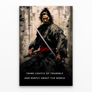 Miyamoto - Think Deeply - Motiversity Canvas Wall Art for Luxury Office and Home
