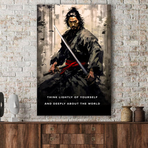 Miyamoto - Think Deeply - Motiversity Canvas Wall Art for Luxury Office and Home