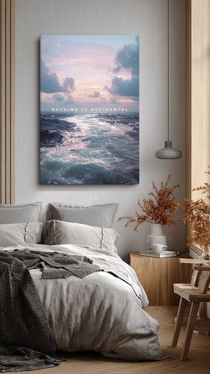 Nothing Is Accidental - Motiversity Canvas Wall Art for Luxury Office and Home