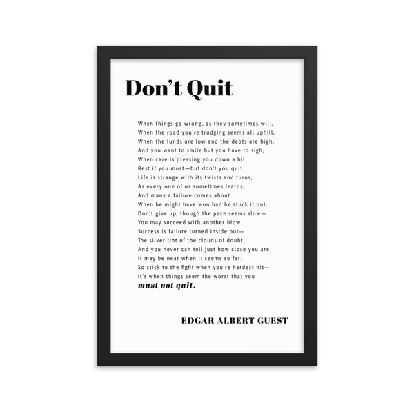 Don't Quit