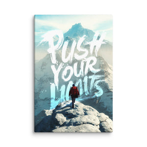 Push Your Limits - Motiversity Canvas Wall Art for Luxury Office and Home