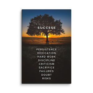 Roots To Success - Motiversity Canvas Wall Art for Luxury Office and Home