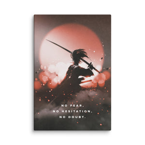 Samurai Mindset - Motiversity Canvas Wall Art for Luxury Office and Home