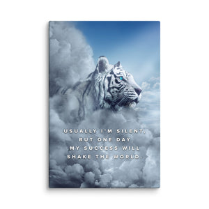 Shake The World - Motiversity Canvas Wall Art for Luxury Office and Home