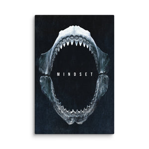 Shark Mindset - Motiversity Canvas Wall Art for Luxury Office and Home