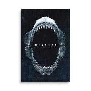 Shark Mindset - Motiversity Canvas Wall Art for Luxury Office and Home