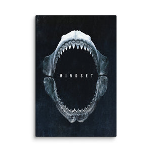 Shark Mindset - Motiversity Canvas Wall Art for Luxury Office and Home