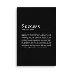 Success - Definition Set - Motiversity Canvas Wall Art for Luxury Office and Home