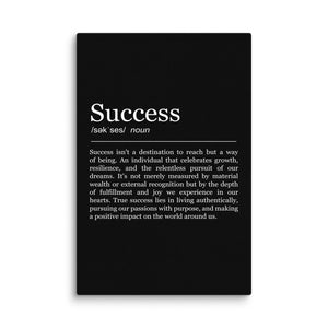 Success - Definition Set - Motiversity Canvas Wall Art for Luxury Office and Home
