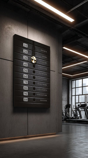 Success Gym Canvas - Motiversity Canvas Wall Art for Luxury Office and Home