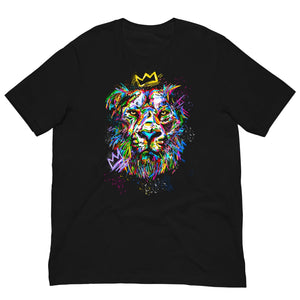 T-Shirt - Lion Graffiti - Motiversity Canvas Wall Art for Luxury Office and Home