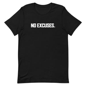T-Shirt - No Excuses - Motiversity Canvas Wall Art for Luxury Office and Home