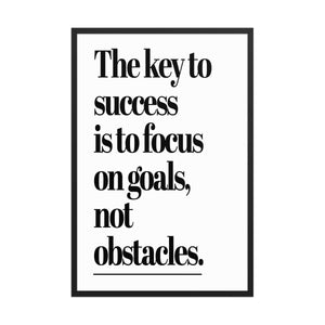 The Key To Success - Motiversity Canvas Wall Art for Luxury Office and Home