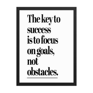 The Key To Success - Motiversity Canvas Wall Art for Luxury Office and Home