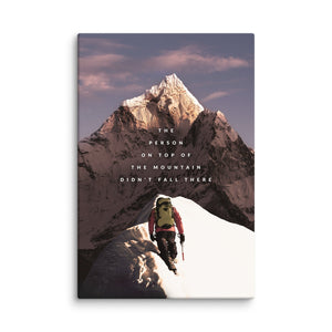 The Person On Top - Motiversity Canvas Wall Art for Luxury Office and Home