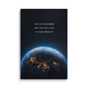 Win In Your Reality - Motiversity Canvas Wall Art for Luxury Office and Home