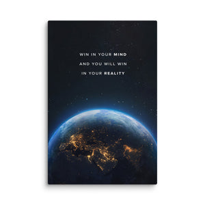 Win In Your Reality - Motiversity Canvas Wall Art for Luxury Office and Home