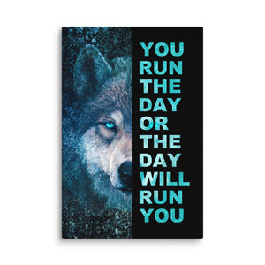 You Run The Day - Motiversity Canvas Wall Art for Luxury Office and Home