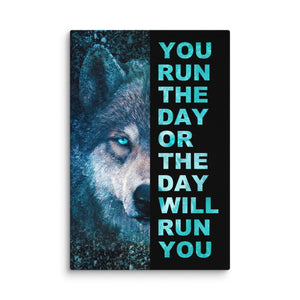 You Run The Day - Motiversity Canvas Wall Art for Luxury Office and Home