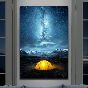 Dare To Live - Motiversity Canvas Wall Art for Luxury Office and Home