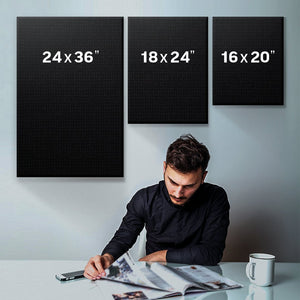 Defeat Your Yesterday - Matte Poster - Motiversity Canvas Wall Art for Luxury Office and Home