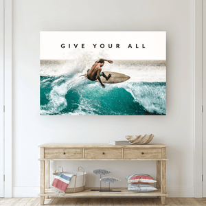 Give Your All - Motiversity Canvas Wall Art for Luxury Office and Home