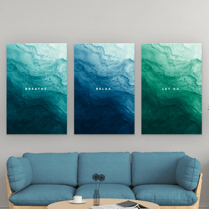 Let Go - Motiversity Canvas Wall Art for Luxury Office and Home