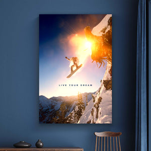 Live Your Dream - Motiversity Canvas Wall Art for Luxury Office and Home