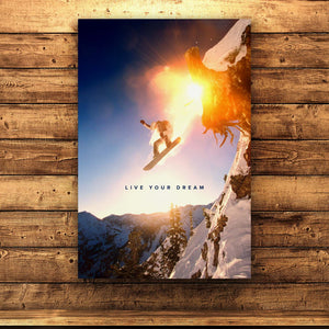 Live Your Dream - Motiversity Canvas Wall Art for Luxury Office and Home