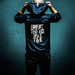 Motiversity Hoodie Limited Release - Great Things Take Time - Motiversity Canvas Wall Art for Luxury Office and Home