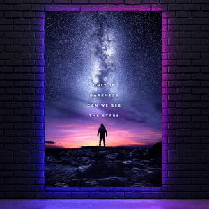 See The Stars - Motiversity Canvas Wall Art for Luxury Office and Home