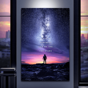 See The Stars - Motiversity Canvas Wall Art for Luxury Office and Home