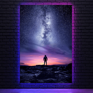 See The Stars - Textless - Motiversity Canvas Wall Art for Luxury Office and Home