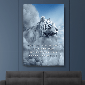 Shake The World - Motiversity Canvas Wall Art for Luxury Office and Home