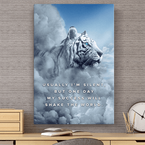 Shake The World - Motiversity Canvas Wall Art for Luxury Office and Home