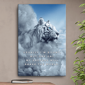 Shake The World - Motiversity Canvas Wall Art for Luxury Office and Home