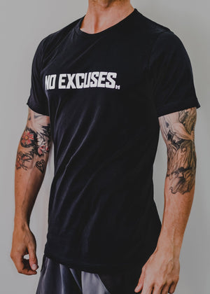 T-Shirt - No Excuses - Motiversity Canvas Wall Art for Luxury Office and Home