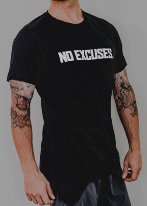 T-Shirt - No Excuses - Motiversity Canvas Wall Art for Luxury Office and Home
