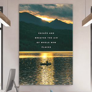 Whole New Places - Motiversity Canvas Wall Art for Luxury Office and Home